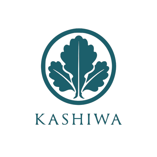 KASHIWA logo — indigo
